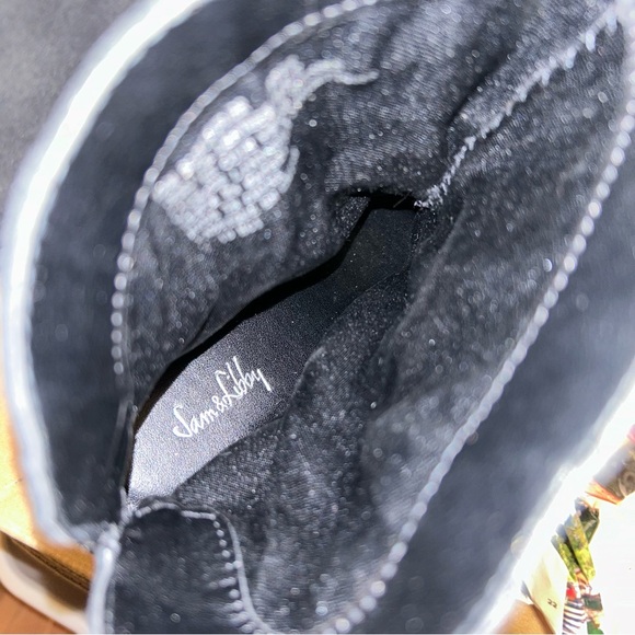 Sam&Libby Leather Suede Short Ankle Boots - Picture 9 of 11